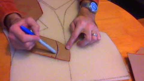 1 Prairie Dog Puppet Build - Tracing the Foam Pattern.wmv