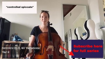 2. Spiccato: Sevcik Op.3, Variation 2