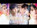 BTS Ranking in speaku English 2019!! (CHECK DESCRIPTION )