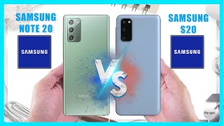 Samsung Galaxy Note20 vs Samsung Galaxy S20 | Full Specifications Comparison
