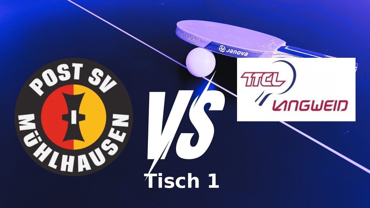Post SV Mühlhausen vs. TTC Langweid II | Tisch 1