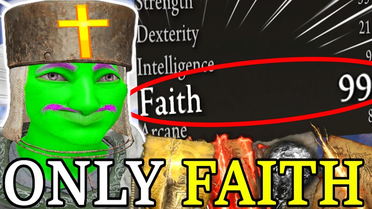 Can You Beat Elden Ring But ONLY LEVELING FAITH?!? YouTube