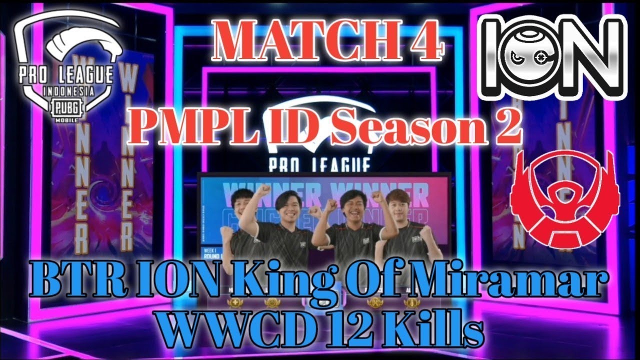MATCH 4 Day 1 Week 1   PMPL ID Season 2 | BTR ION King Of Miramar