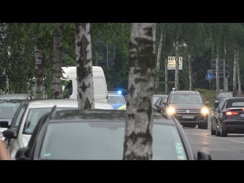 FuStKW Polizei Rhein-Sieg-Kreis PW Troisdorf mit Dauerhorn + Einsatzabbruch