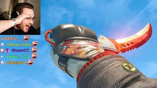 ohnepixel reacts to CS2 cleanest knife & glove combos