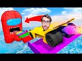LA MEGA RAMPA DI AMONG US PIÙ RIPIDA SU GTA 5!