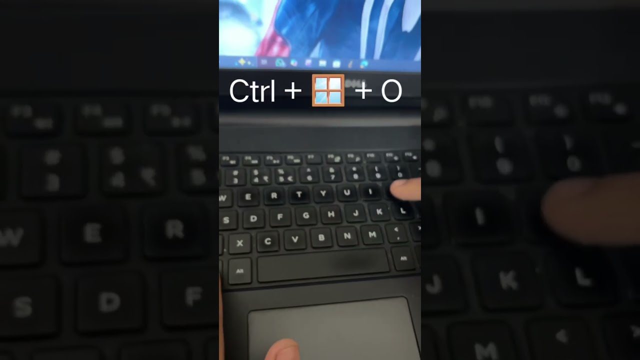 Screen keypad shortcut in windows laptop