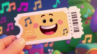 Ticket Stub Smile 🎟️✨ | Happy Memory &amp; Fun Adventure Song for Kids