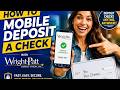 كيفية إيداع شيك عبر الهاتف باستخدام Wright-Patt Credit Union
