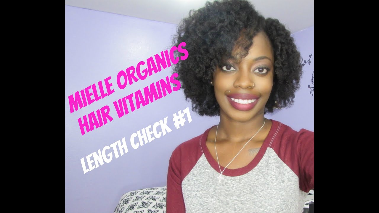 Mielle Organics Hair Vitamins: Initial Length Check - YouTube