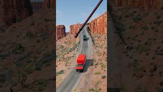 Cars vs 1 Giant Hammer - BeamNG.drive