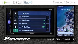 How To - AVH-210EX - Bluetooth Settings