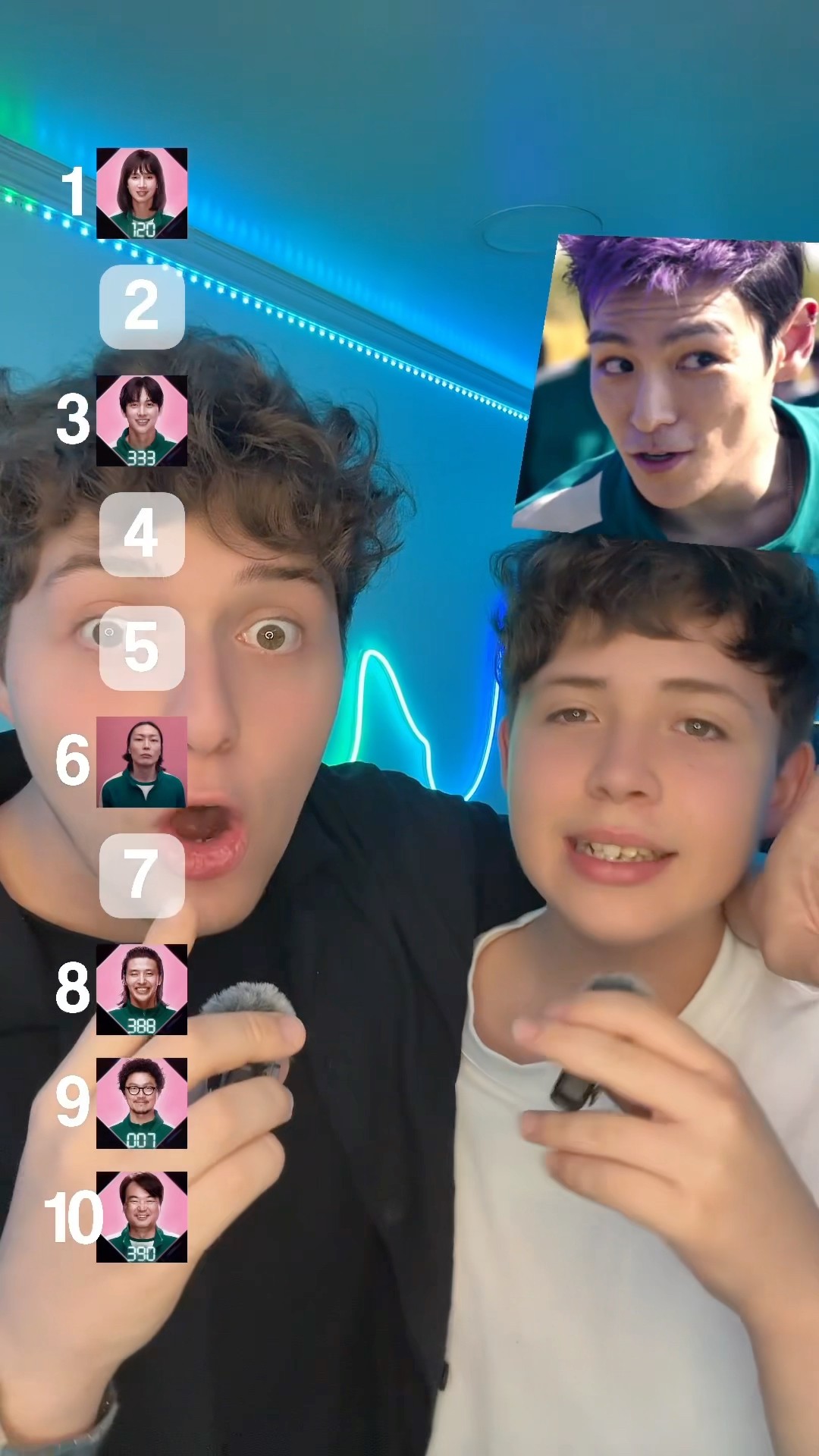 QUIEN ES MÁS GUAPO ? EN EL JUEGO DEL CALAMAR ?? #Shorts
