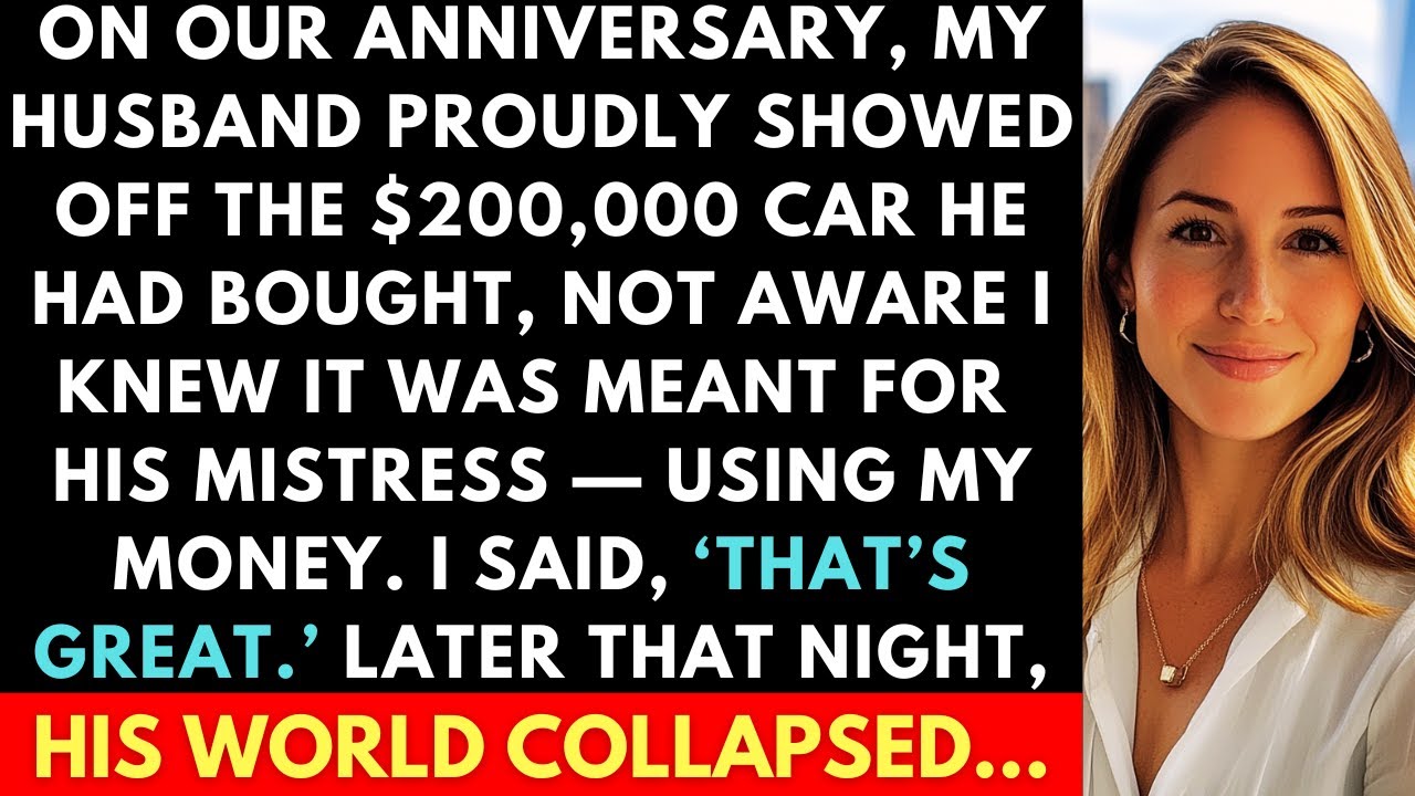 My Husband Showed Off The $200,000 Car He'd Bought For His Mistress. I Left Him With Nothing....