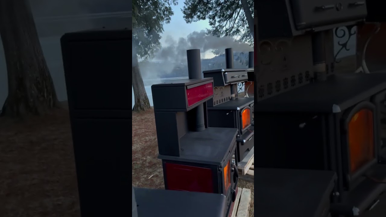 Radiant Heat & Warming Oven the Guliver Wood Cookstove