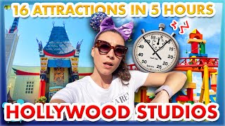 16 Attractions in 5 Hours -- Disney's Hollywood Studios