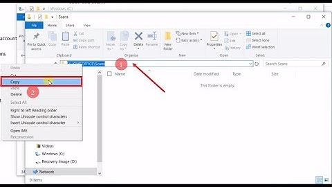 How To Setup Scanning To Network Folders Windows 10 - Sharp Copier