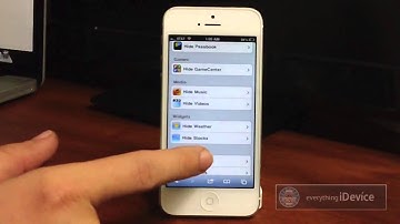 RAG3HACK   Hide Stock Apps NO Jailbreak Required For iPhone, iPod Touch And iPad