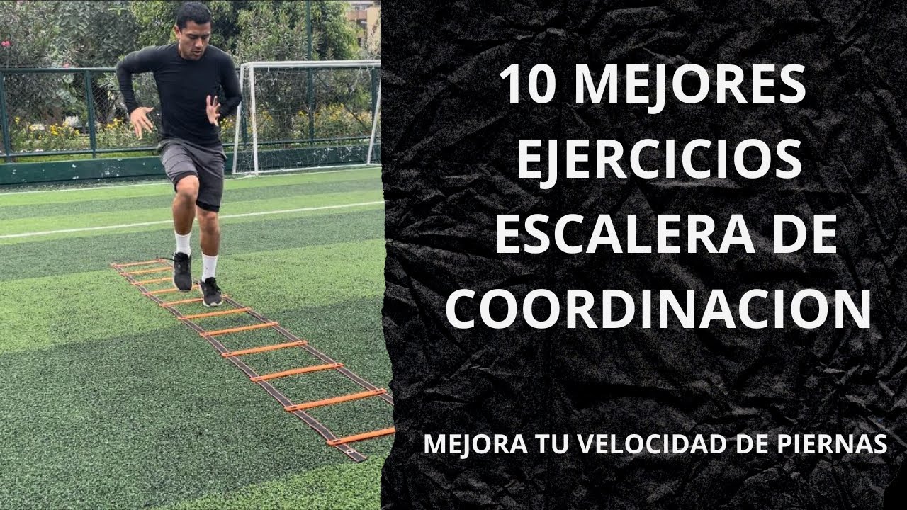10 MEJORES ejercicios escalera de coordinacion! AGILIDAD X 100 - YouTube