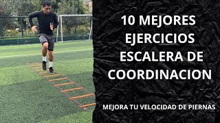 10 MEJORES ejercicios escalera de coordinacion! AGILIDAD X 100