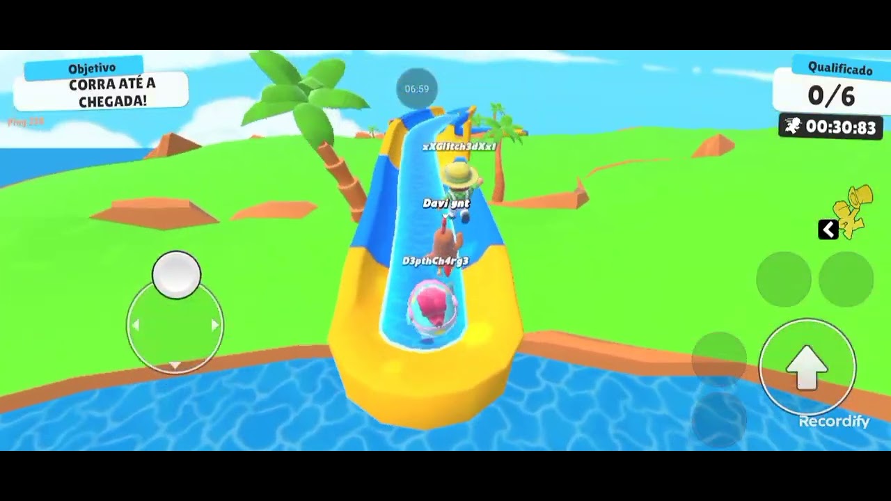 Joguei Stumble Guys no celular!para ganhar 3 coroas!eu consegui?