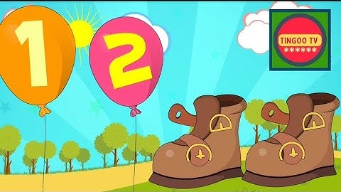 One Two Buckle My Shoe -The Magic Numbers Song  | Tingoo Tv