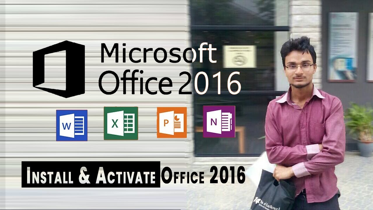 Install & Activate Microsoft Office 2016 - YouTube