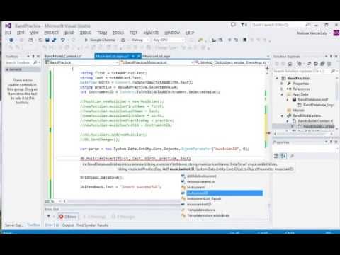 Entity Part 6 - Insert using Stored Procedure