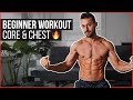 BEST Chest & Core Calisthenics Bodyweight Home Workout (no equipment needed)