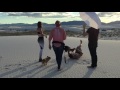 Behind the Scenes at white sands- Yoga photoshoot