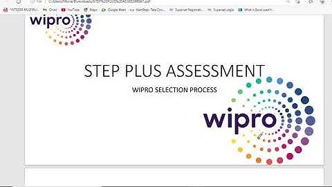WIPRO STEP PLUS ASSESSMENT | SELECTION PROCESS | WILP-2022