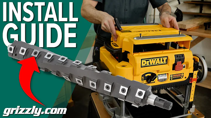 Installing Your New Spiral Cutterhead - DeWalt Planer How-to