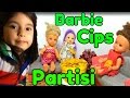 Küçük Barbie&#39;ler Cips Partisi Yaptı / Gül&#39;ün Karnı Şişti,Hastanelik Oldu / Yerlerde Yuvarlandı !!