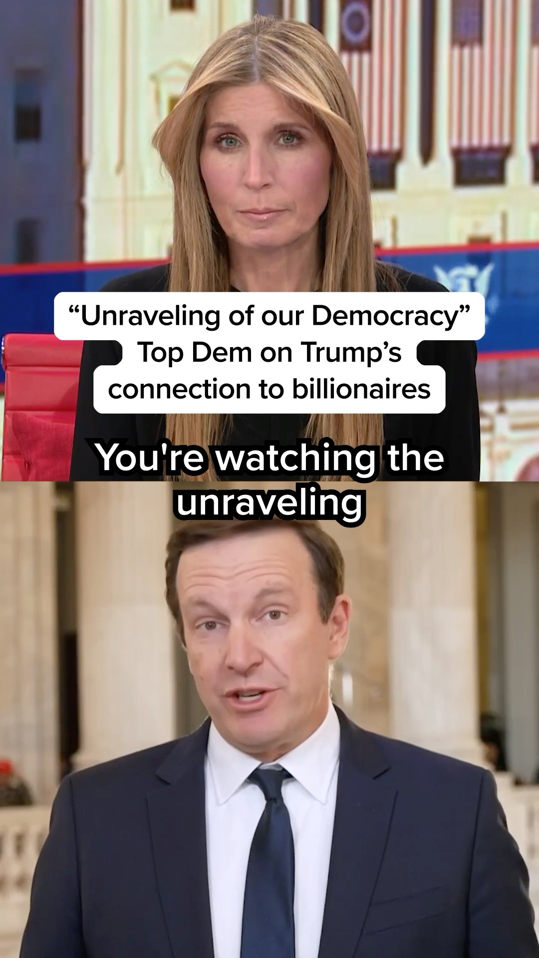 'Unraveling of our Democracy': Top Dem on Trump’s connection to billionaires