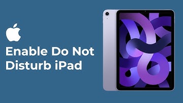 How to Enable DO NOT DISTURB on iPad (2022)