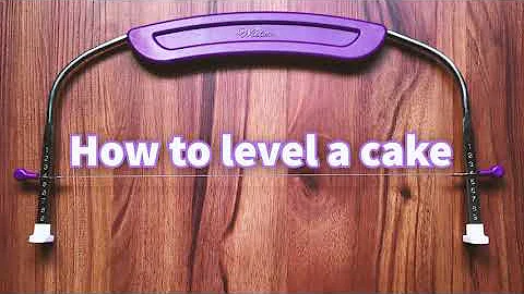 How to Level a Cake using a Wilton Leveling Tool