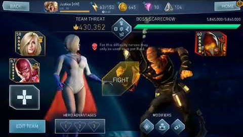 Injustice 2 mobile | MVTF, DF on HSC | First attempt |