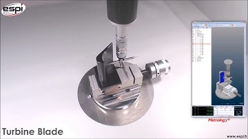 High Speed Turbine Blade Measurement with Scanflash and Metrolog X4