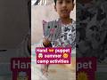 Hand puppet 😁/summer 🌞 camp activities @cardeewana15