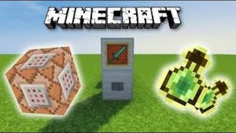 How to make a shop with command block! (redstone tutorial)