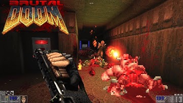 Brutal Doom [Exp v21.13.1] - Phobos: The Doomed Moon - E1M2 Nuclear Plant | 4K/60