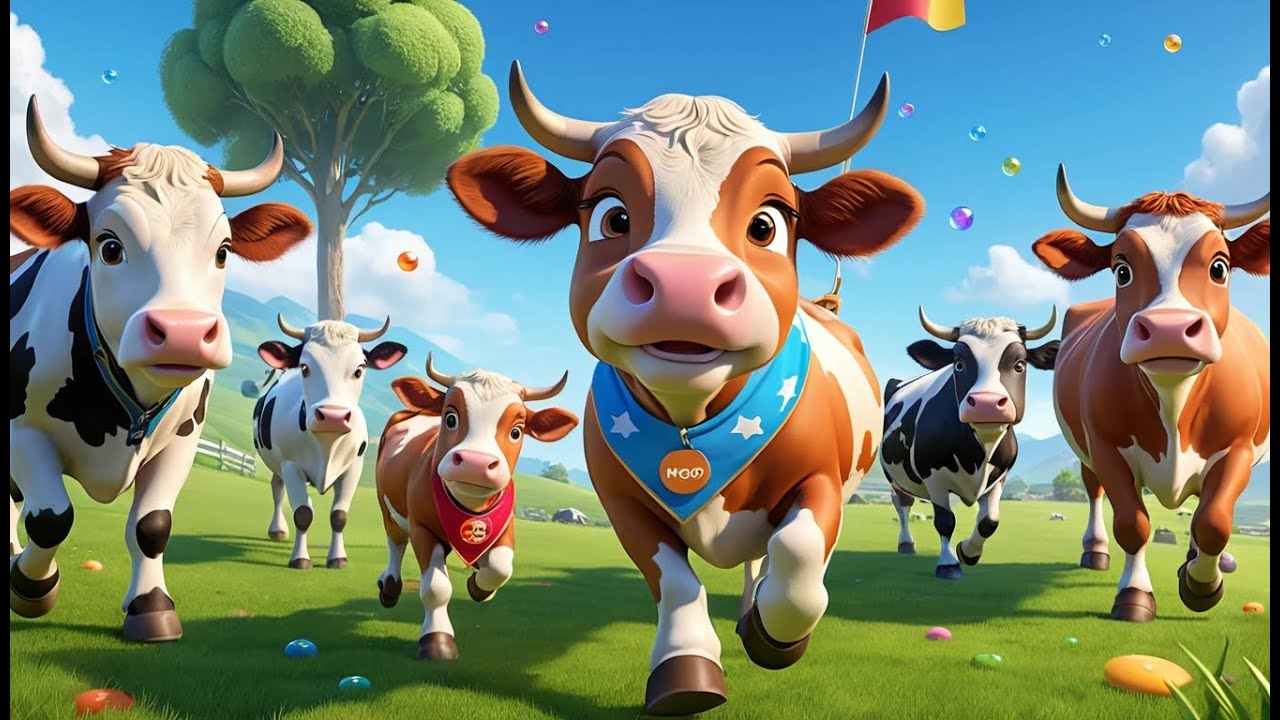 🐷 Bella’s Farm Animal Parade – Oink Baa Moo! 🐮🎶 | Fun Animal Sounds Song for Kids