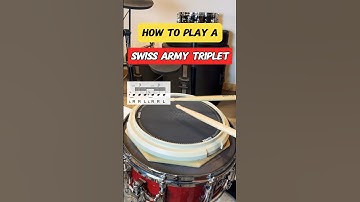 How to play a SWISS ARMY TRIPLET! #drums