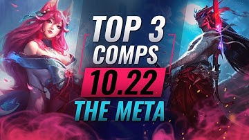 COMPLETELY BROKEN!!! - TOP 3 COMPS ON PATCH 10.22 - Teamfight Tactics