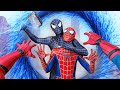 Team spiderman rescue superhero from bad guy team in real life epic live action season 1