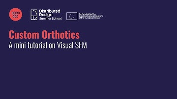 Custom Orthotics - A mini tutorial on Visual SFM | Part 1