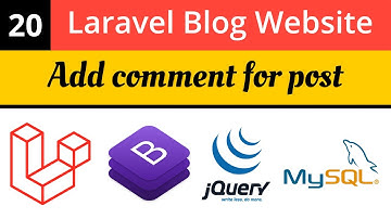 Laravel Tutorials|Add comment for post|Laravel Blog Website|Laravel 8 Tutorial