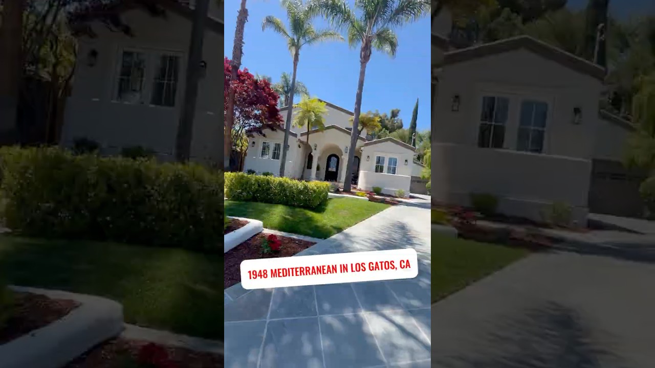 Updated 1948 Mediterranean in Los Gatos, CA 