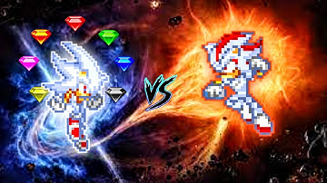 Hyper Sonic V3 OP VS Hyper Shadow OP in Jump Force Mugen😱