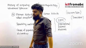 HISTORY OF THE COMPUTER - Advanced Level ICT